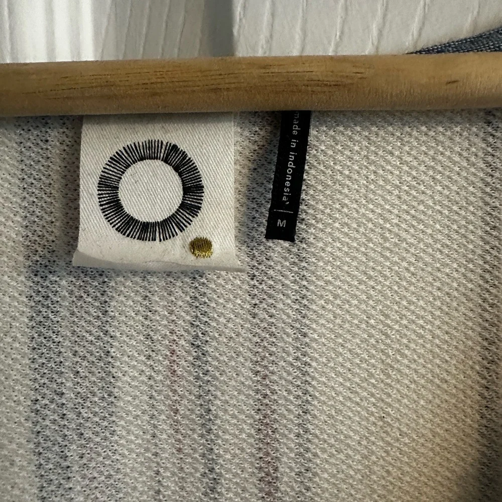 Anthropologie Striped Cream Dress - Picture 3 of 3